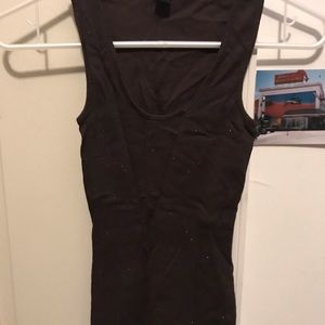 Glittery Express tank XS NWOT